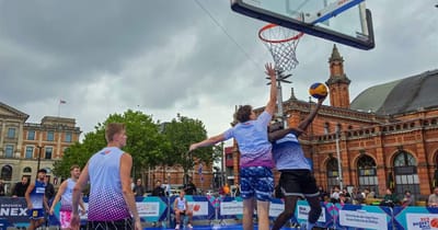 3x3-Show am Bremer Bahnhof
