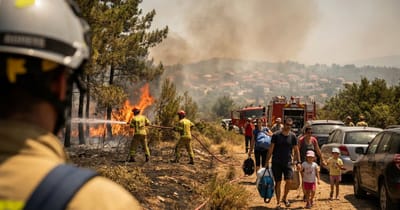 Flammen-Hölle in Frankreich