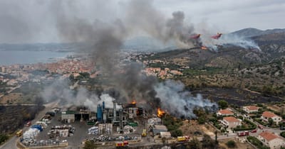 Feueralarm in Südeuropa
