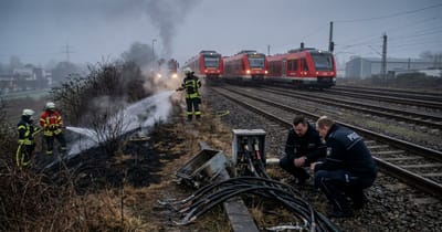 Brand legt Bahnstrecke lahm