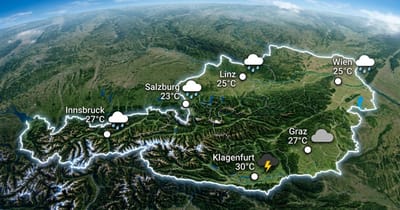 Österreich: Schauer und Gewitter