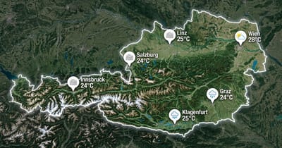 Österreich: Sonne, Nebel, Schauer