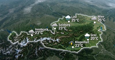 Österreich: Wolken und Schauer