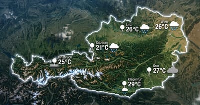 Österreich: Schauer und Wolken