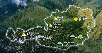 Österreich: heiß und meist trocken
