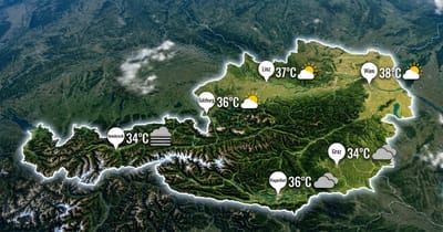 Österreich: heiß und trocken