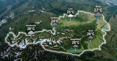 Österreich: Schauer und Wolken