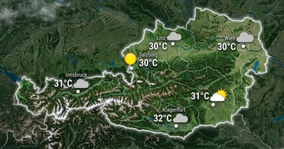 Österreich: warm bis heiß