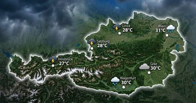 Österreich: Wärme mit Gewittern