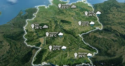 Deutschland: Wolken und Schauer