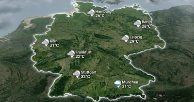 Deutschland: meist bedeckt