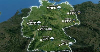 Deutschland: nass und wechselhaft