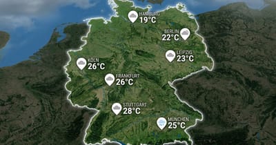 Deutschland: meist bedeckt