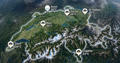 Schweiz: Gewitter und Schauer