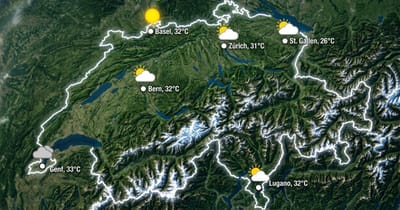 Schweiz: sonnig und heiß