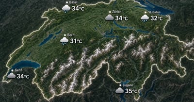 Schweiz: heiß, teils nass