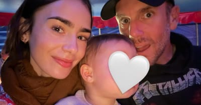 Lily Collins zeigt Familienglück