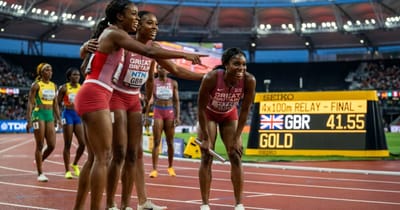 Historisches Silber für Sprint-Frauen