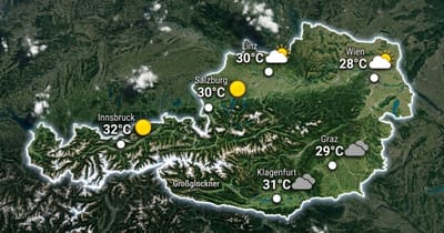Österreich: warm und trocken