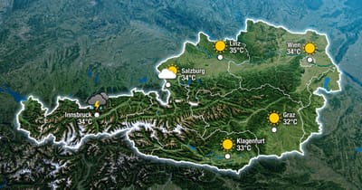Sonne pur, Gewitter in Tirol