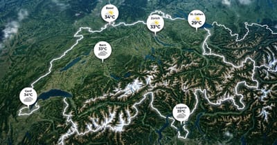 Schweiz: Heiß bis 35 Grad