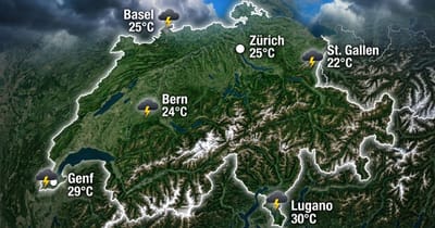 Gewittertag in der Schweiz