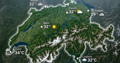 Schweiz: warm, teils nass