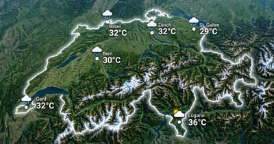 Schweiz: warm, oft Schauer