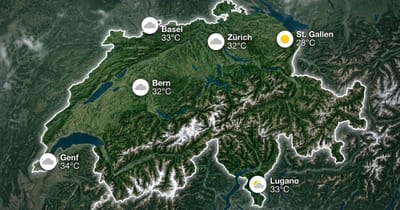 Schweiz: heiß und meist trocken