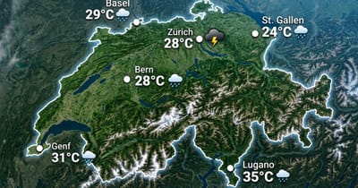 Schweiz: Schauer und Gewitter