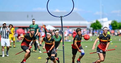 Quadball jagt den Schnatz