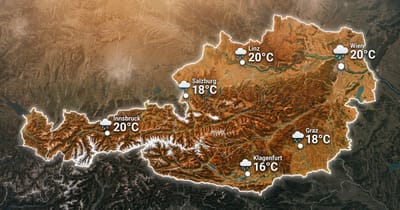 Österreich: Regen am Donnerstag