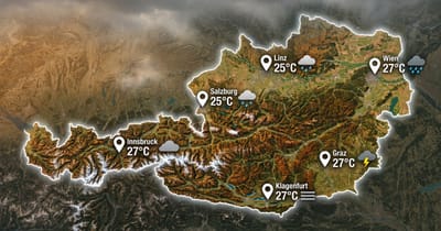 Österreich: Sonne-Pause mit Regen