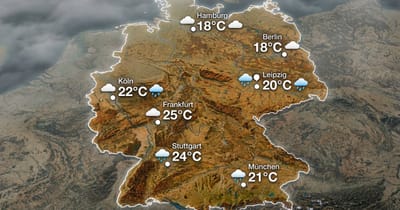 Deutschland: Wolken und Schauer