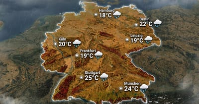 Deutschland: Regen und Schauer