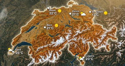 Schweiz: trocken und mild