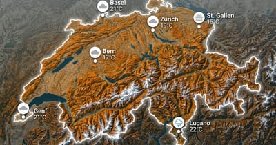 Schweiz: meist grau, Süden nass