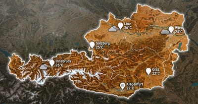 Österreich: Viel Grau, meist trocken
