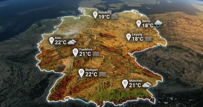 Deutschland: Nebel, Wolken, Schauer