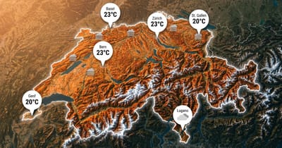 Schweiz: Nebel, später mild
